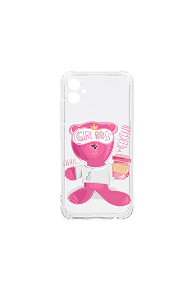 bestcase Carcasă spate antișoc pentru Samsung Galaxy A05, Teddy Bear - Gril B...