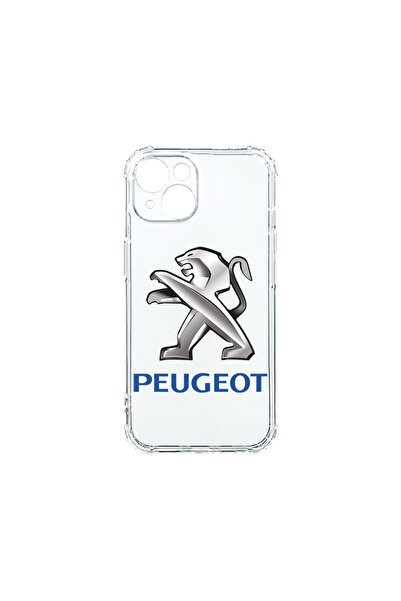 bestcase Carcasă spate antișoc pentru Apple iPhone 14 Plus, logo Peugeot, AS ...
