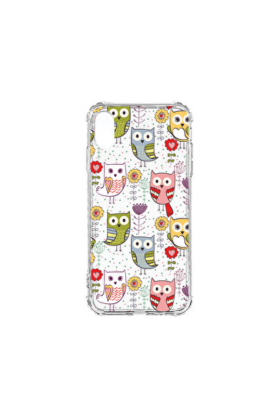 bestcase Carcasă spate antișoc pentru Apple iPhone XR, model bufniță, AS 1437