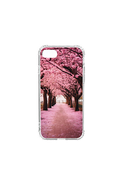 bestcase Carcasă spate antișoc pentru Apple iPhone SE 3 / SE 2 / 8 / 7, flori...