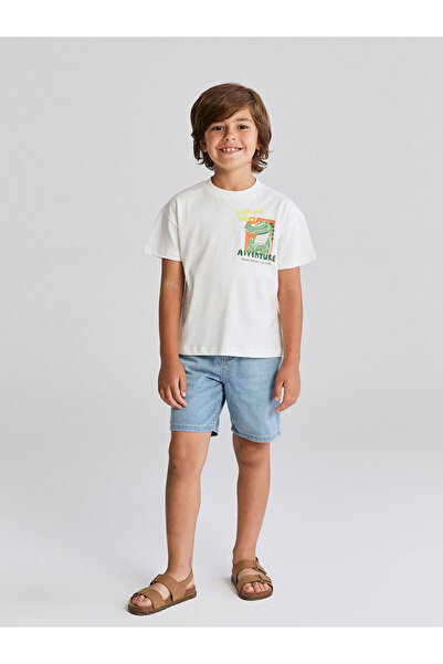 LC Waikiki Özmarka Нова колекция за сезона Момчешка тениска с принт на диноза...