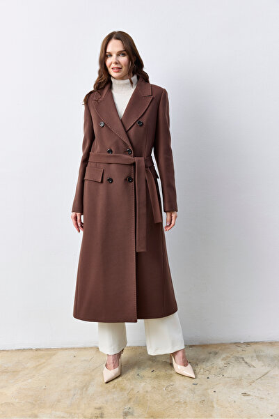 KENT Klasik Uzun Kaşe Sütlü Kahve Kaban