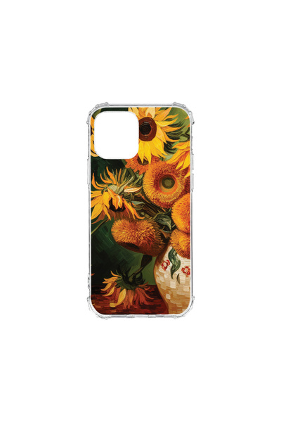 bestcase Carcasă spate antișoc pentru Apple iPhone 11, pictură floarea-soarel...