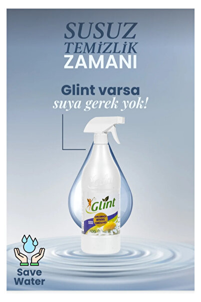 GLİNT Endüstriyel yağ çözücü kireç sökücü 1 litre koroplast temizlik eldiveni hediyeli