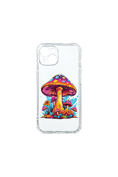 bestcase Carcasă spate antișoc pentru Apple iPhone 14, Dream Colors Mushrooms...