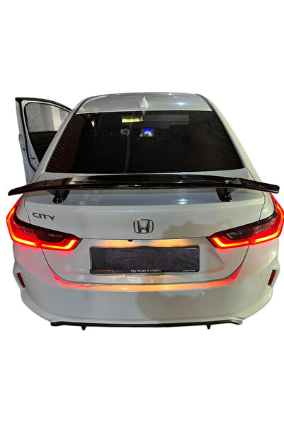 ACK Dizayn HONDA CİTY ARACA ÖZEL OTO SPOİLER FİBERGLASS PİANOBLACK A+