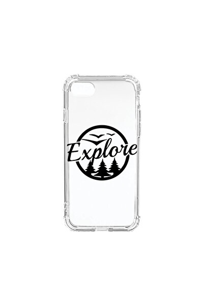 bestcase Carcasă spate antișoc pentru Apple iPhone SE 3 / SE 2 / 8 / 7, Hai s...