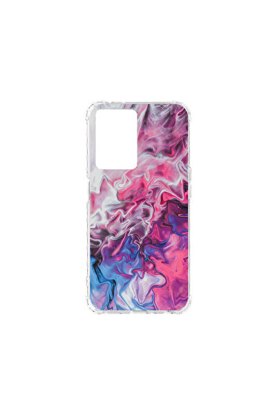 bestcase Carcasă spate antișoc pentru Motorola Moto G23 / G13, roz marmorat ș...