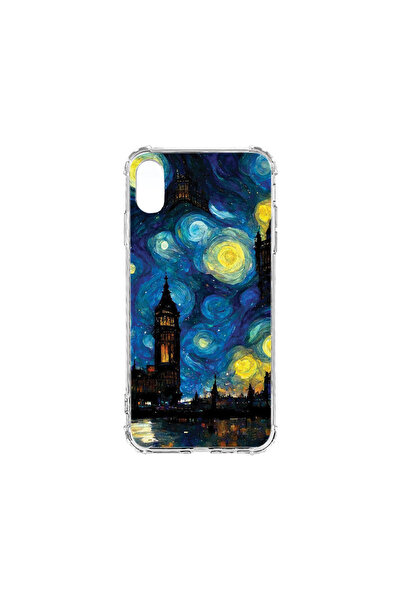 bestcase Carcasă spate antișoc pentru Apple iPhone XS / iPhone X, Starry Nigh...