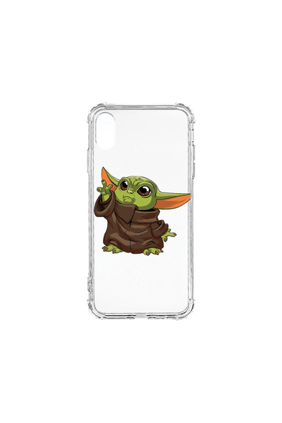bestcase Αντικραδασμική θήκη πλάτης για Apple iPhone XR, Baby Yoda, AS 1635