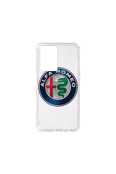 bestcase Carcasă spate antișoc pentru Motorola Moto G53, logo Alfa Romeo, AS ...
