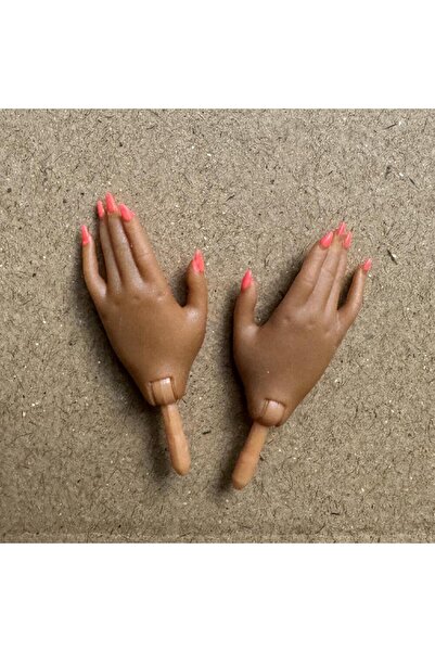 Choice أظافر حمراء مقاس واحد، أيدي بديلة لدمية الأخت الكبرى الأصلية، أظافر بل...