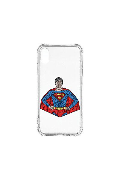 bestcase Carcasă spate antișoc pentru Apple iPhone XR, Calligraphy Superman, ...