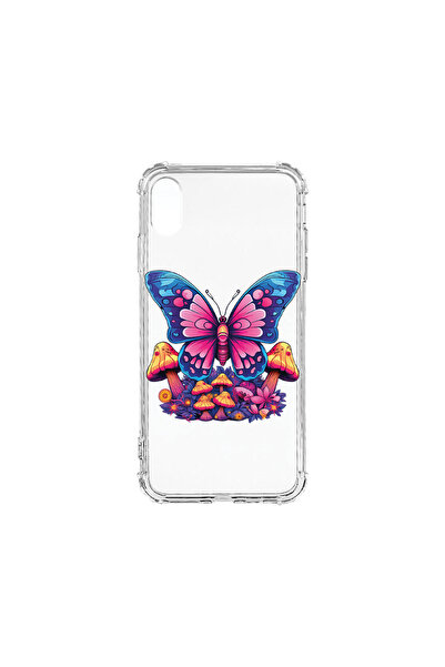 bestcase Carcasă spate antișoc pentru Apple iPhone XR, Dream Colors - Fluture...