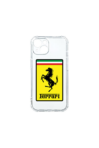 bestcase Carcasă spate antișoc pentru Apple iPhone 14, logo Ferrari, AS 1773