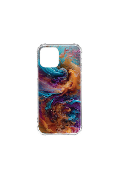 bestcase Carcasă spate antișoc pentru Apple iPhone 12 Pro, culori lichide, AS...