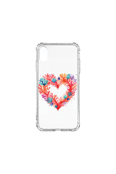 bestcase Carcasă spate antișoc pentru Apple iPhone XR, culoare Coral Heart, A...