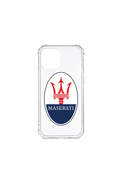 bestcase Carcasă spate antișoc pentru Apple iPhone 12 Mini, logo Maserati, AS...