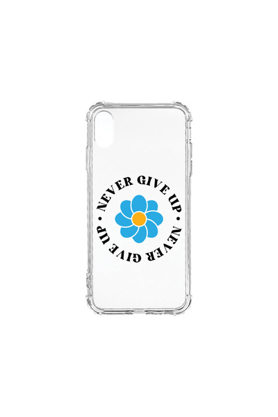 bestcase Αντικραδασμική θήκη πλάτης για Apple iPhone XR, Ποτέ μην τα παρατάς,...