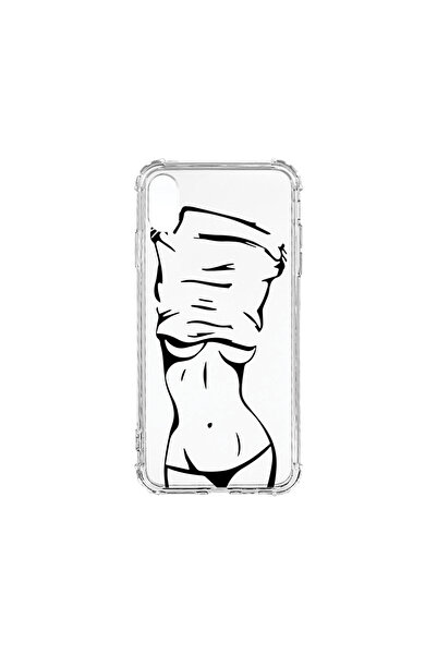 bestcase Carcasă spate antișoc pentru Apple iPhone XR, model Woman Body, AS 1670