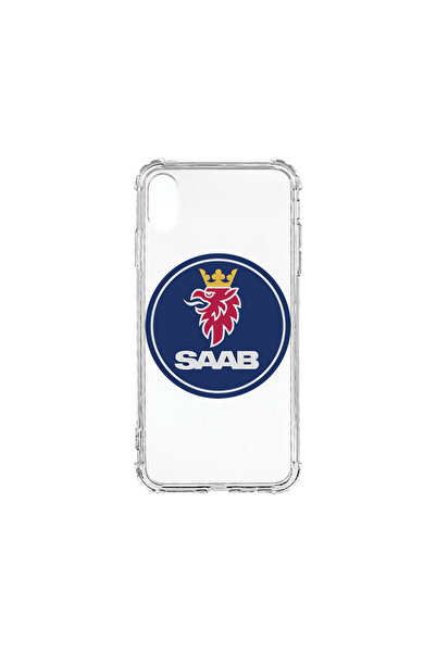 bestcase Carcasă spate antișoc pentru Apple iPhone XR, logo SAAB, AS 1766