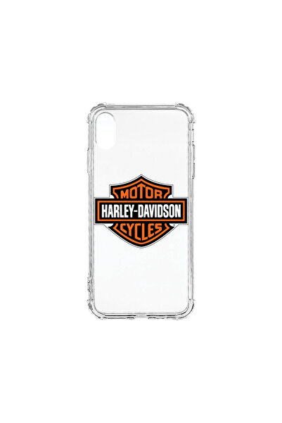 bestcase Αντικραδασμική θήκη πλάτης για Apple iPhone XR, λογότυπο Harley-Davi...
