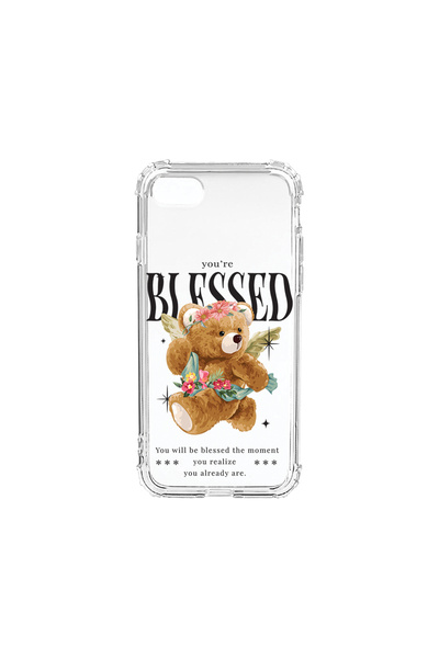 bestcase Carcasă spate antișoc pentru Apple iPhone SE 3 / SE 2 / 8 / 7, Teddy...