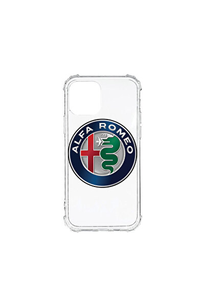 bestcase Carcasă spate antișoc pentru Apple iPhone 12, logo Alfa Romeo, AS 1755