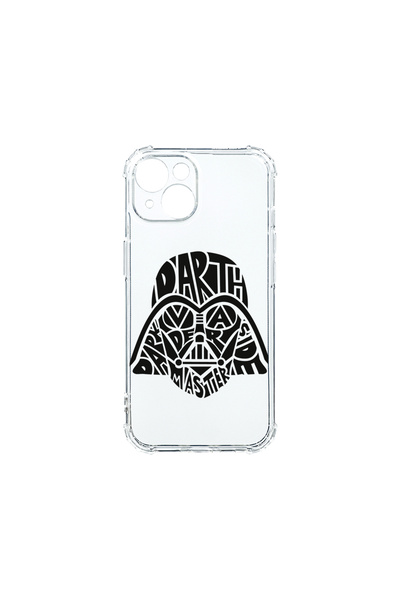 bestcase Carcasă spate antișoc pentru Apple iPhone 14 Plus, caligrafie Darth ...