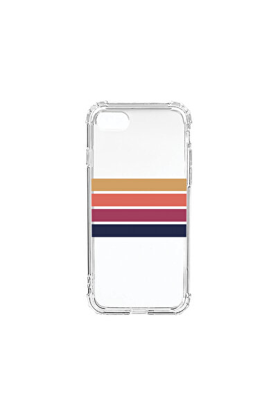 bestcase Carcasă spate antișoc pentru Apple iPhone SE 3 / SE 2 / 8 / 7, linii...