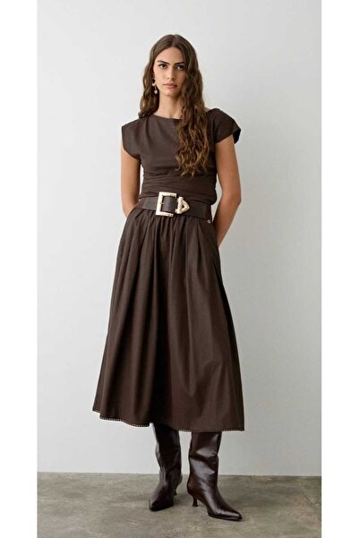 BSB Deri görünümlü bluz