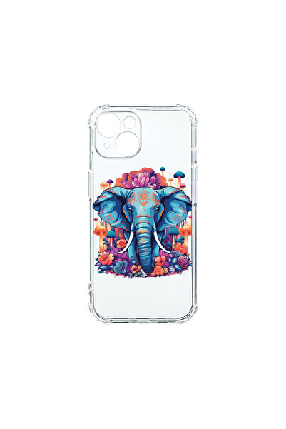 bestcase Carcasă spate antișoc pentru Apple iPhone 15, Dream Colors - Elephan...