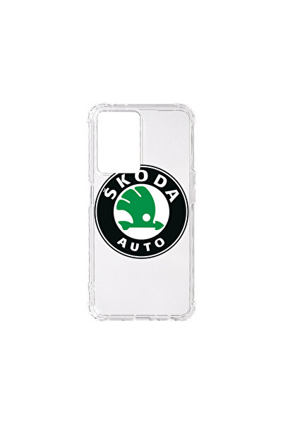 bestcase Carcasă spate antișoc pentru Motorola Moto G53, logo Skoda Classic, ...