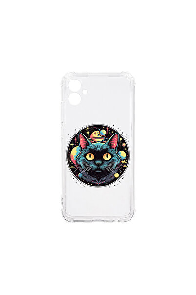 bestcase Carcasă spate antișoc pentru Samsung Galaxy A04e, Mystic Black Cat, AS 1506