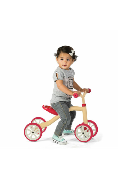 Chillafish Children's tricycle, Chillafish, RideOn Quadie, Lightweight, 2.6 Kg, For 1 - 3 years, Peach