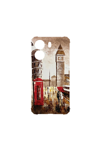 bestcase Αντικραδασμική θήκη πίσω μέρους για Xiaomi Redmi 13C, Λονδίνο, AS 1375