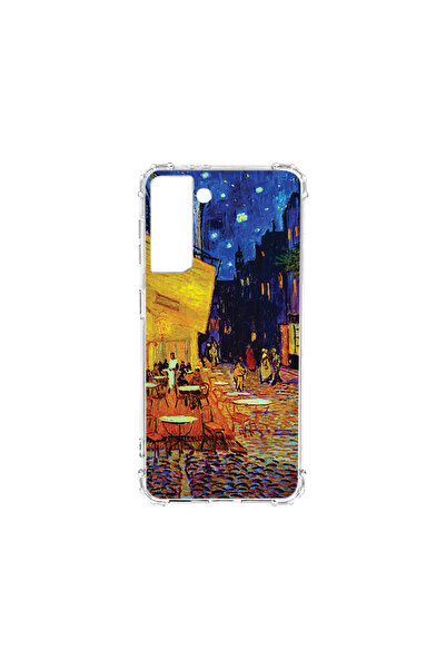 bestcase Carcasă spate antișoc pentru Samsung Galaxy S21 FE, terasa Van Gogh Café noaptea, AS 1283