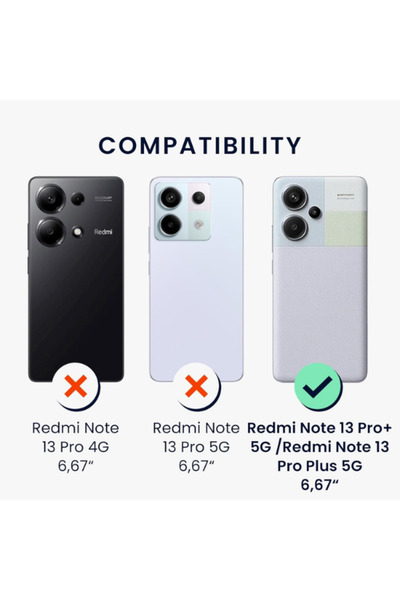 KVK PRİVACY Xiaomi Note 13 Pro Plus 5g Compatible - Leopard Pattern, Soft Silicone Case, Shock Resistant