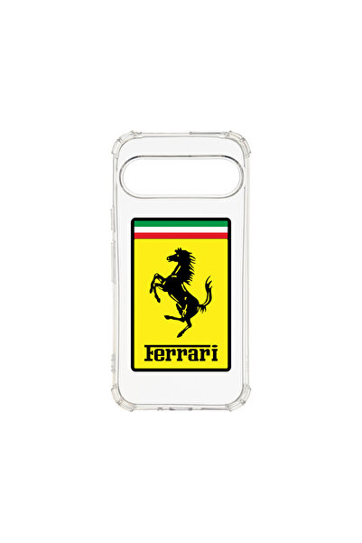 bestcase Carcasă spate antișoc pentru Google Pixel 9, logo Ferrari, AS 1773