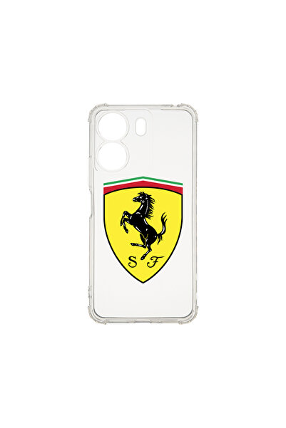 bestcase Carcasă spate antișoc pentru Xiaomi Redmi 13C, logo Ferrari, AS 1774