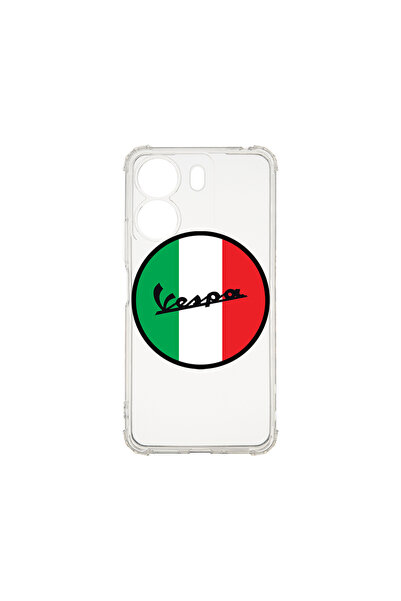 bestcase Αντικραδασμική θήκη πλάτης για Xiaomi Redmi 13C, λογότυπο Vespa, AS ...