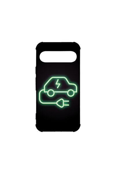bestcase Carcasă spate antișoc pentru Google Pixel 9, I Love Electric Car, AS...