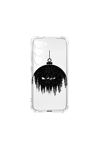 bestcase Carcasă spate antișoc pentru Samsung Galaxy S23 Plus, Glob de Crăciu...