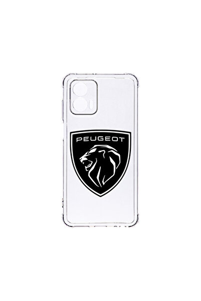 bestcase Carcasă spate antișoc pentru Motorola Edge 50 Fusion, logo Peugeot, ...