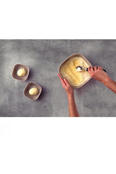 TRAMONTINA Utilita Ice Cream Ladle with Stainless Steel Blade and Black Polypropylene Handle