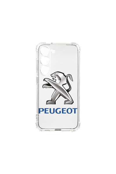 bestcase Carcasă spate antișoc pentru Samsung Galaxy S23 Plus, logo Peugeot, ...