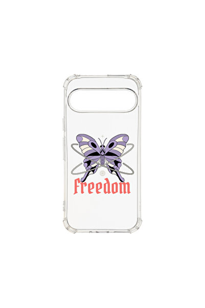 bestcase Carcasă spate antișoc pentru Google Pixel 9 Pro, Freedom - Butterfly...