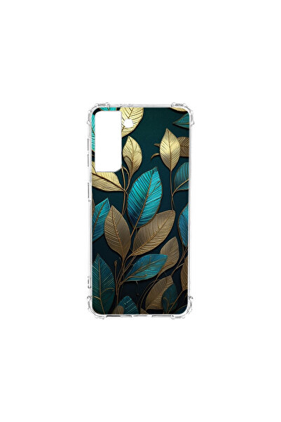 bestcase Carcasă spate antișoc pentru Samsung Galaxy S22 Plus, Golden Feather...