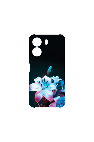 bestcase Carcasă spate antișoc pentru Xiaomi Redmi 13C, Orhidee Flower, AS 1377