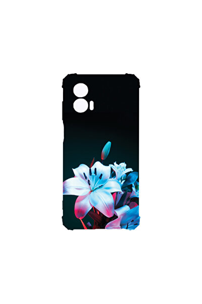 bestcase Carcasă spate antișoc pentru Motorola Edge 50 Fusion, Orhidee Flower...
